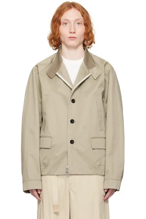 SACAI Beige Cotton Chino Jacket