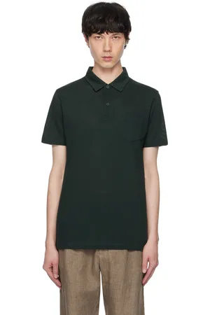 Sunspel Green Riviera Polo