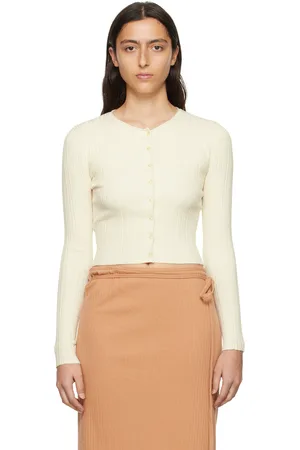 Leset Off-White Grace Cardigan