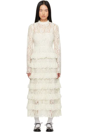 SEA Off-White Seraphina Maxi Dress