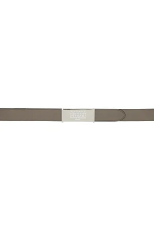 Maison Margiela Gray & Black Reversible Belt