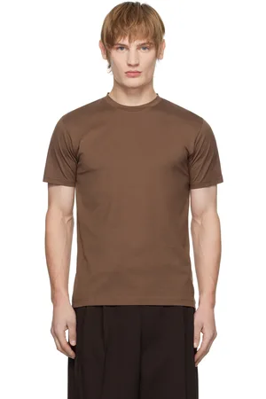 Sunspel Brown Riviera Midweight T-shirt