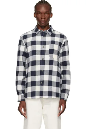 A.P.C. Navy & White Trek Shirt