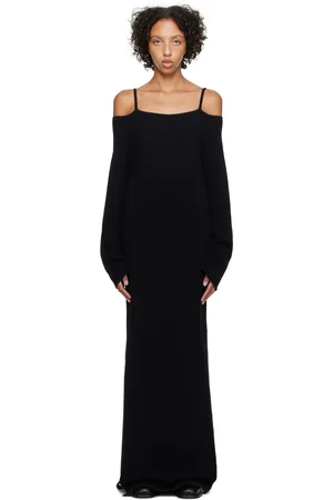Nanushka Black Bibian Maxi Dress
