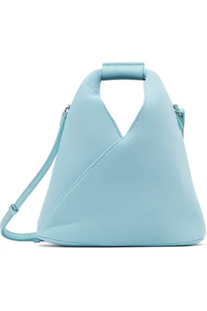 Maison Margiela Blue Triangle Mesh Crossbody Bag