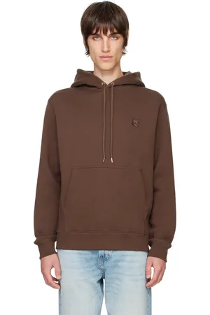 Maison Kitsuné Brown Bold Fox Head Patch Hoodie
