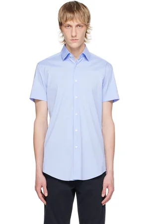 HUGO BOSS Blue Button Shirt