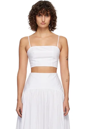 Staud White Federico Camisole