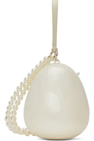 Simone Rocha Off-White Large Egg Bag