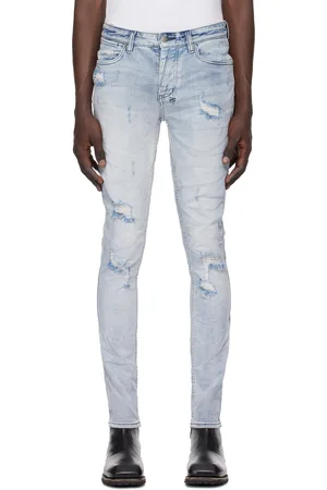 KSUBI Blue Van Winkle Trashed Dreams Jeans