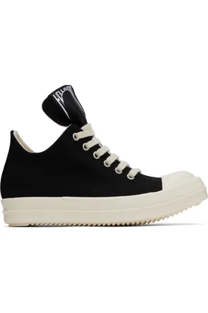 Rick Owens Black Hollywood Low Sneaks Sneakers