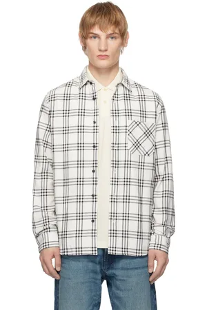 HUGO BOSS Off-White Cotton Shirt