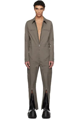 Rick Owens Gray Hollywood Headon Jumpsuit