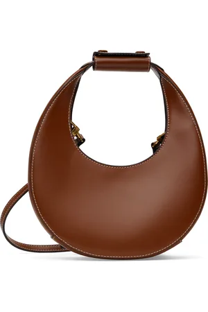 Staud Brown Mini Moon Bag