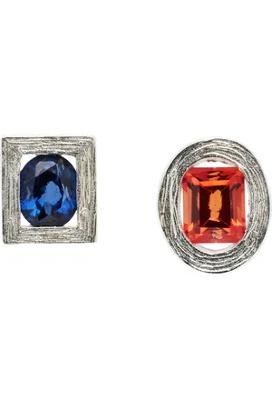 Bleue Burnham Silver Opposite Earrings