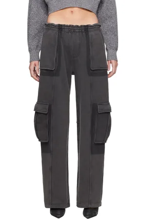 Alexander Wang Gray Oversized Cargo Sweatpants