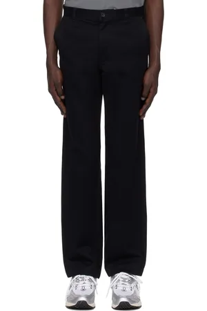 Reigning Champ Black Cotton Chino Ivy Trousers