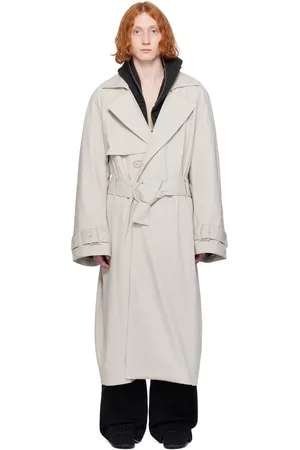 Entire Studios Gray Goodman Trench Coat