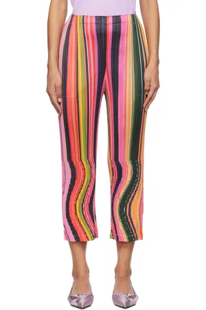 PLEATS PLEASE ISSEY MIYAKE Multicolor Warp Trousers