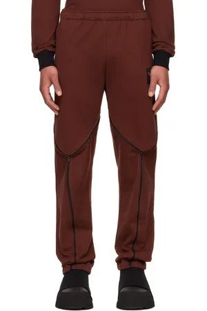 Olly Shinder Burgundy Tri Zip Sweatpants
