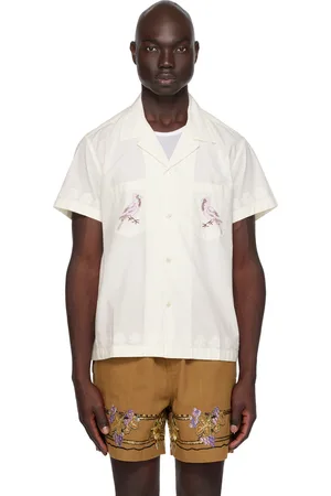 BODE Off-White Cardinal Shirt