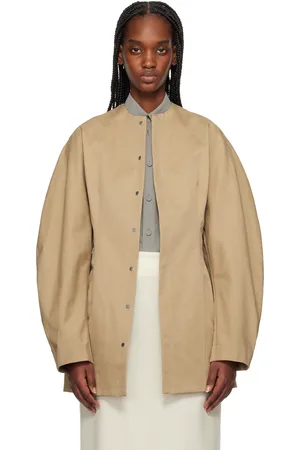 Auralee Tan Washed Finx Chino Half Coat