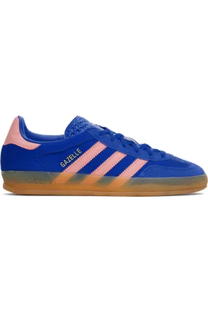 adidas Blue & Pink Gazelle Indoor Sneakers