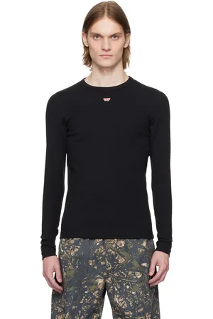 Diesel Black D-Ribber-Ls-N T-shirt