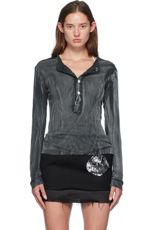 Edward Cuming Black Raw Stack Henley