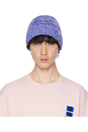 J.W.Anderson Blue Knitted Beanie
