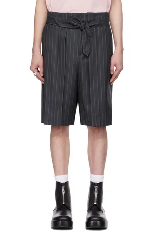 J.W.Anderson Gray Folded Front Pleat Shorts