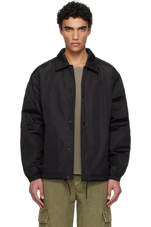 Reigning Champ Black ECONYL Satin Nylon Coach
