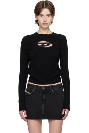 Diesel Black M-Areesa-Slim Sweater