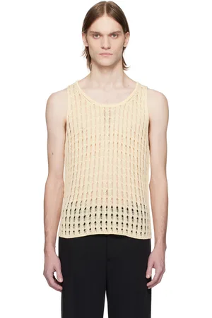 CMMN SWDN Off-White Davit Tank Top