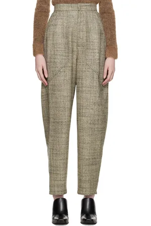 Stella McCartney Beige Loose Fit Trousers