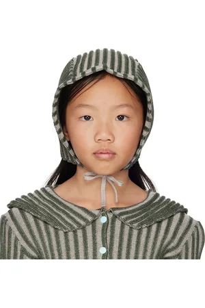 ECKHAUS LATTA SSENSE Exclusive Kids Green & Gray Bambino Bonnet
