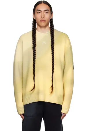 A-cold-wall* Yellow Gradient Sweater