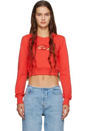 Diesel Red F-Slimmy-Od Sweatshirt