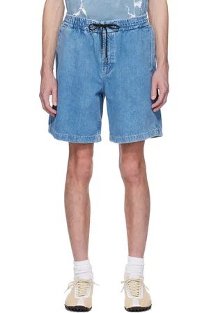 HUGO BOSS Blue Faded Denim Shorts