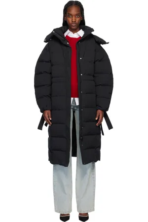 Ganni Black Tech Down Coat