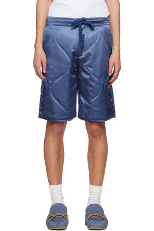 J.W.Anderson Navy Quilted Shorts