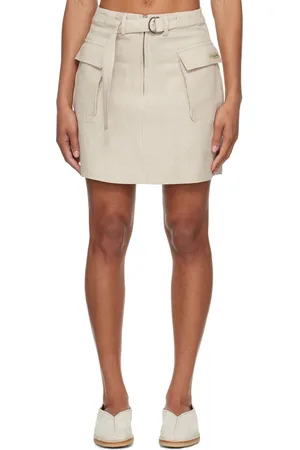 Holzweiler Beige Gorti Miniskirt