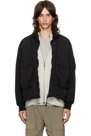 C.P. Company Black Chrome-R Body Zippers Padded Jacket