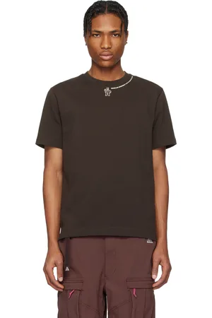 Moncler Brown Logo Cotton T-shirt