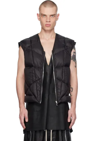 Rick Owens Black Porterville SL Liner Down Vest