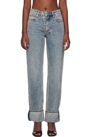 KSUBI Blue Brooklyn Cuffed Jeans