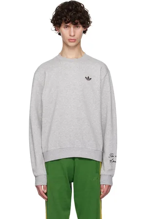 WALES BONNER Gray adidas Originals Edition Crew Sweatshirt