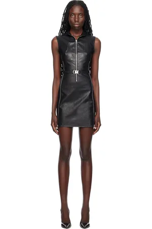 Miaou Scout Faux-Leather Minidress