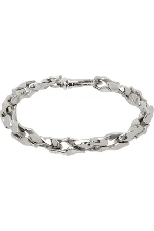 EMANUELE BICOCCHI Large Hammered Chain Bracelet