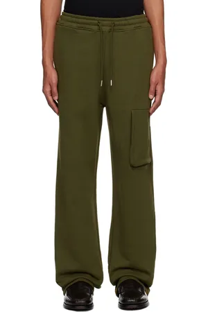 Spencer Badu Green Wide-Leg Track Pants